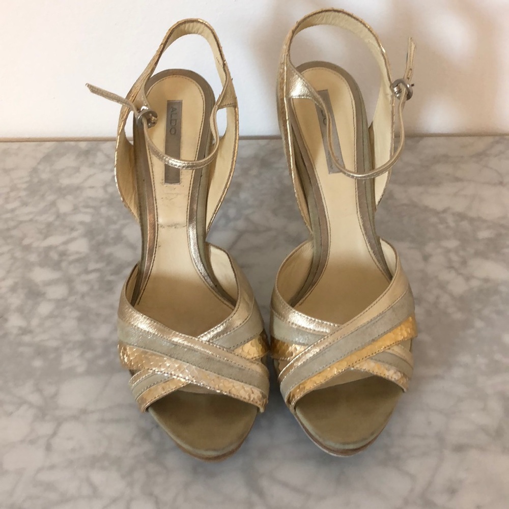 Aldo Gold Heels